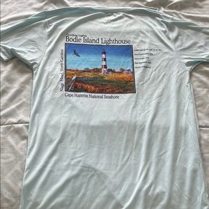 Gildan Light Blue Bodie Island Lighthouse Short Sleeve Tee